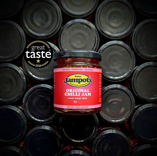 Jampot's award-winning Original Chilli Jam in a jar
