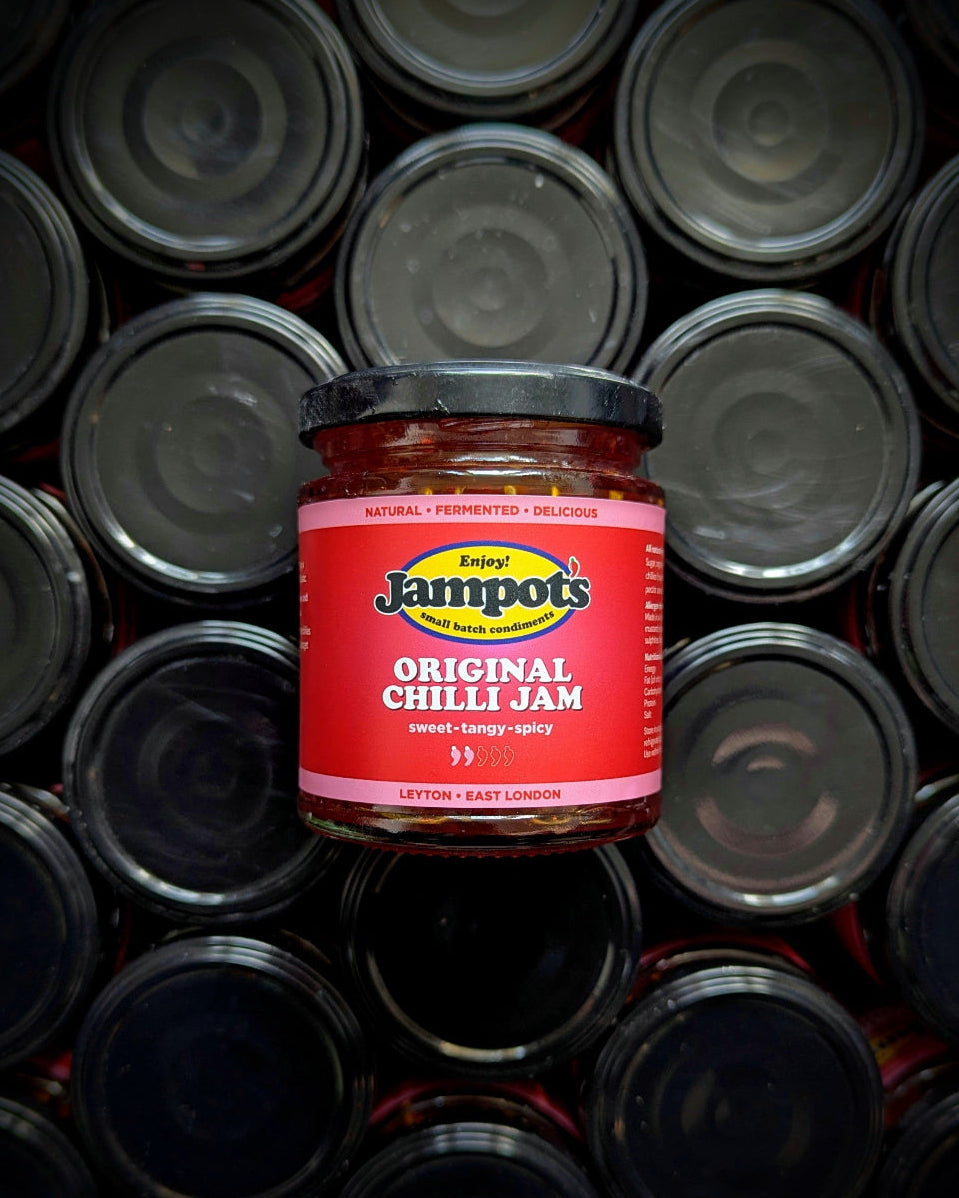 Jampot's Original Chilli Jam in a jar